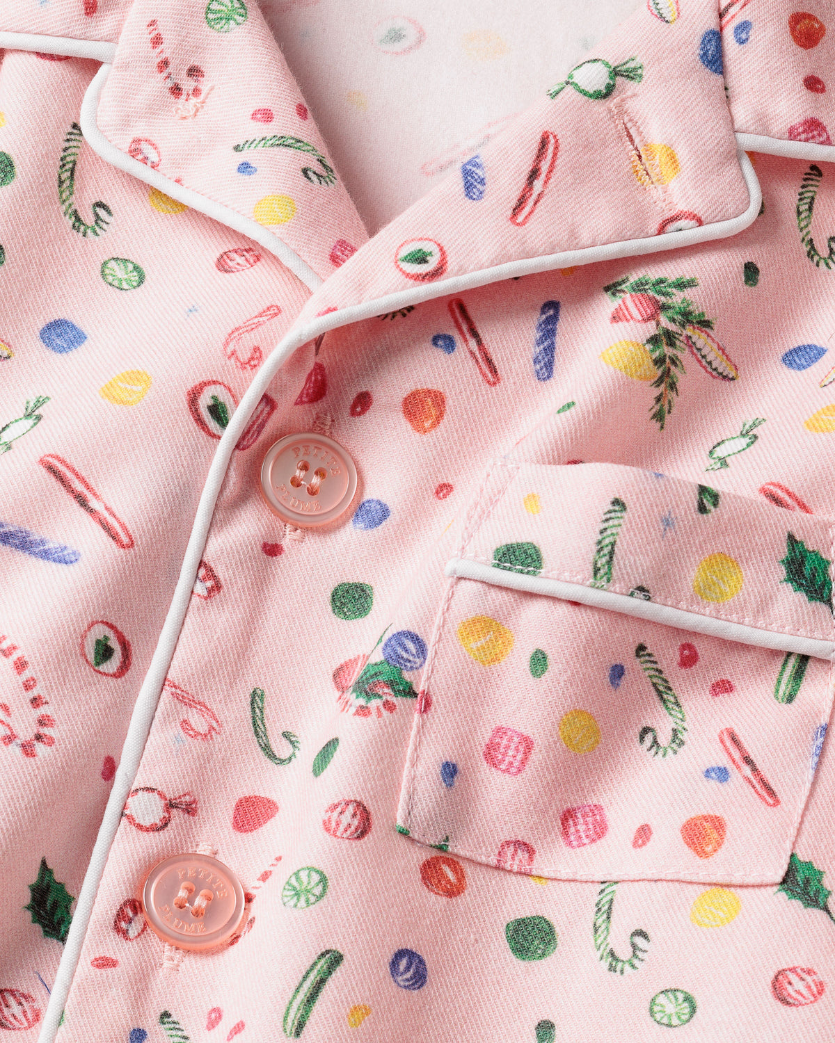 Kid's Twill Pajama Set in Vintage Sweets