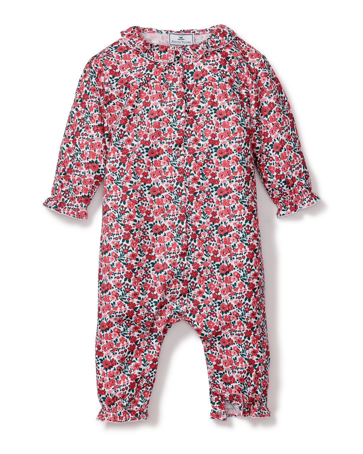 Baby’s Twill Madeline Romper in Fleurs des Bois