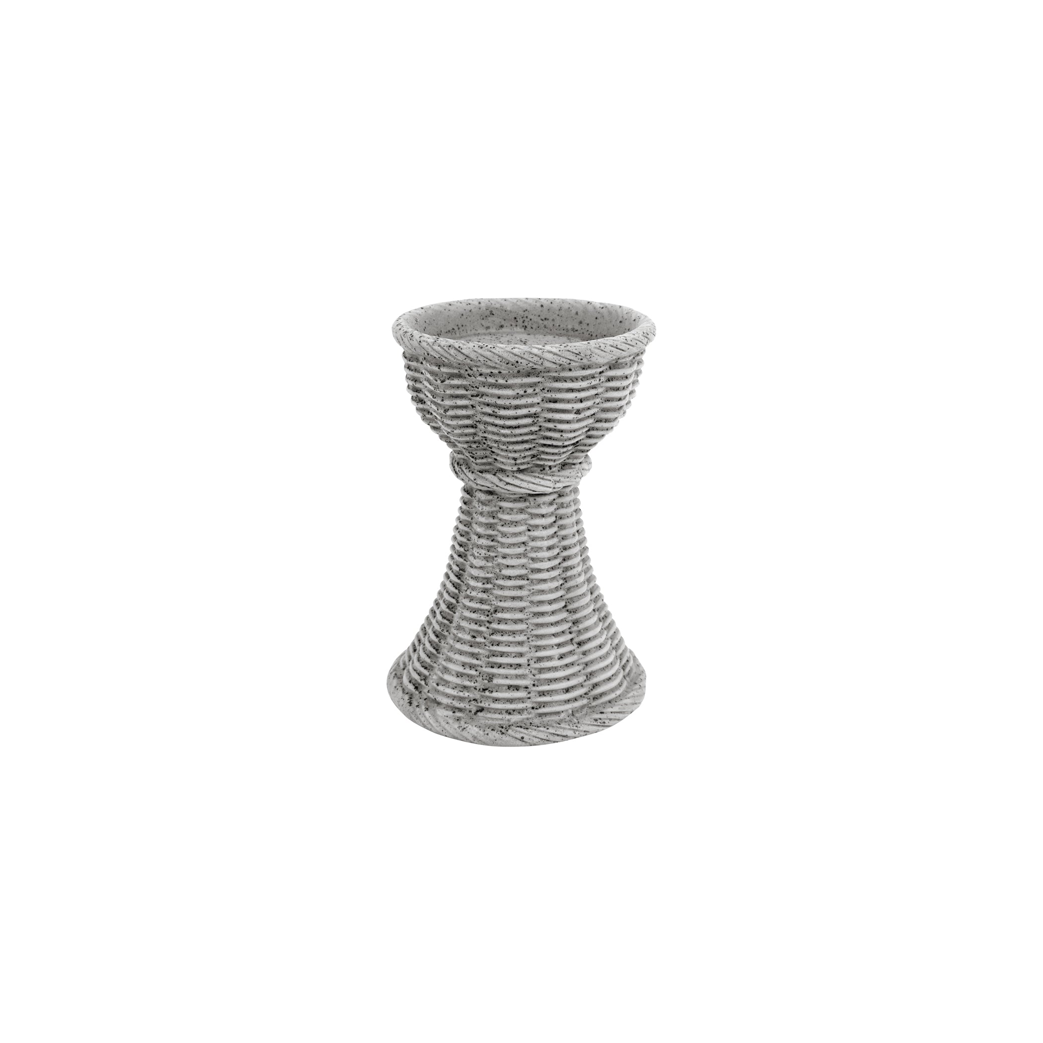 Casa Gray Short Candlestick