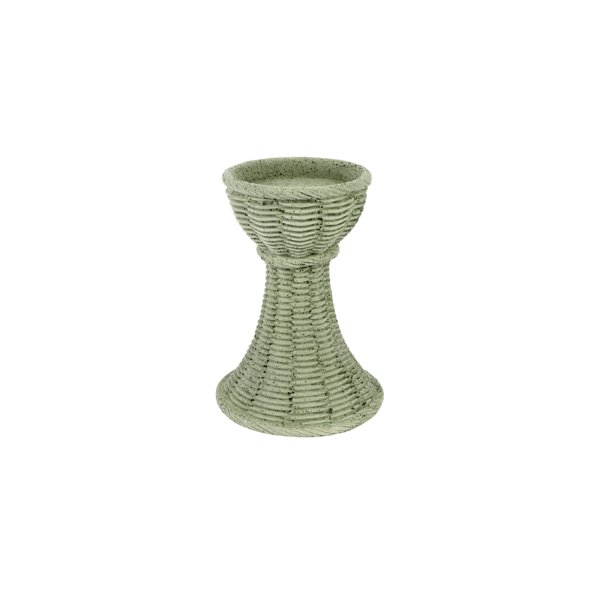 Casa Sage Green Short Candlestick