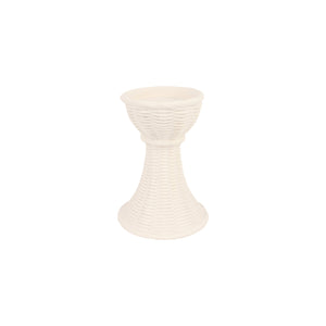 Casa Ivory Short Candlestick