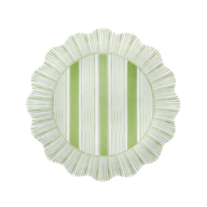 Cabana Stripe Melamine Dessert/Salad Plate Assorted, Set of 4 in Multi