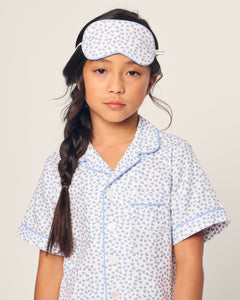 Kid’s Twill Short Set in Bluehearts