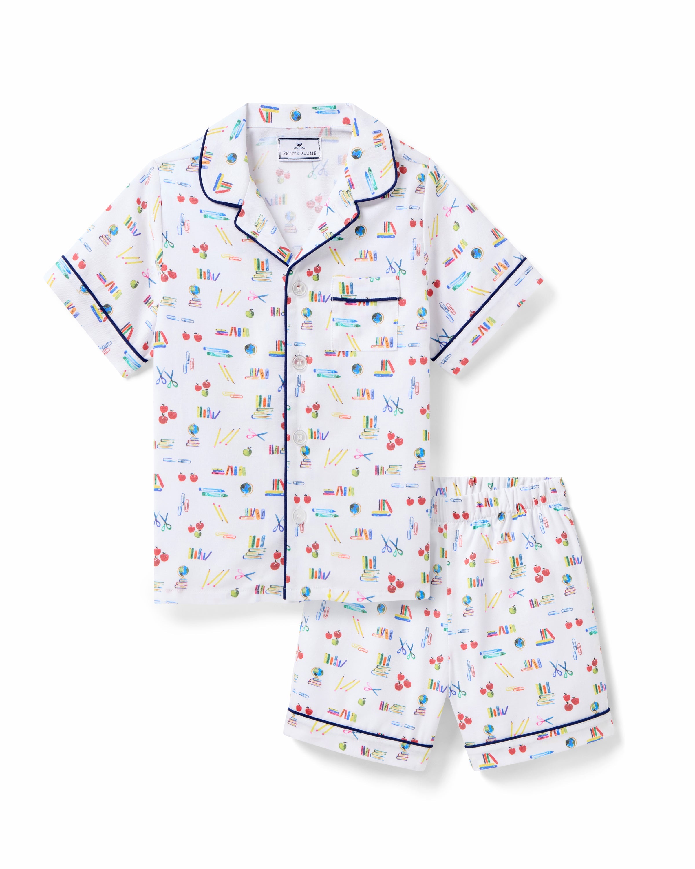 Kid’s Twill Short Set in Literary Lessons