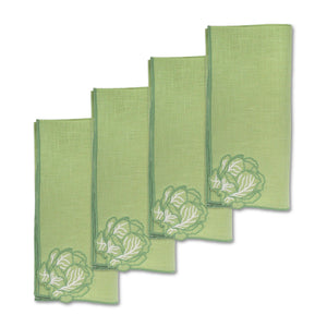 Cabbage Dinner Napkins (4) cabbage linen tableware to match dodie thayer tory burch plates Chefanie 