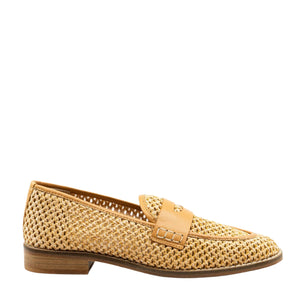 Camila Natural Raffia Loafer