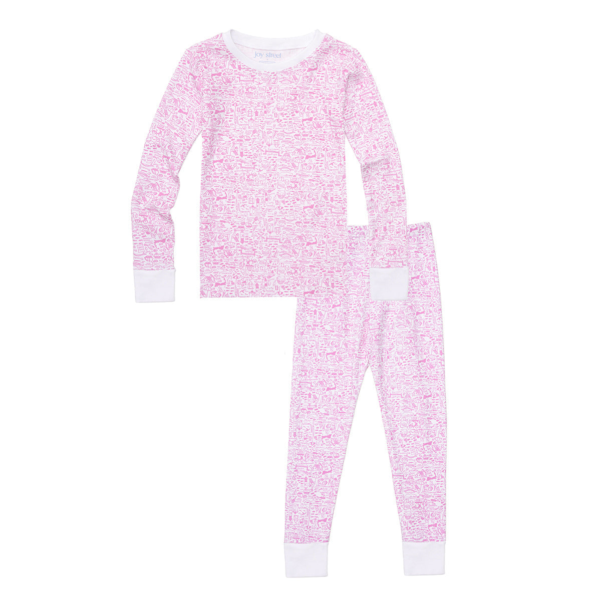 Joy Street Kids Pink Cape Cod Pajamas