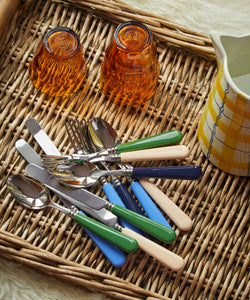 12 Piece Cutlery Set in Blue Mix