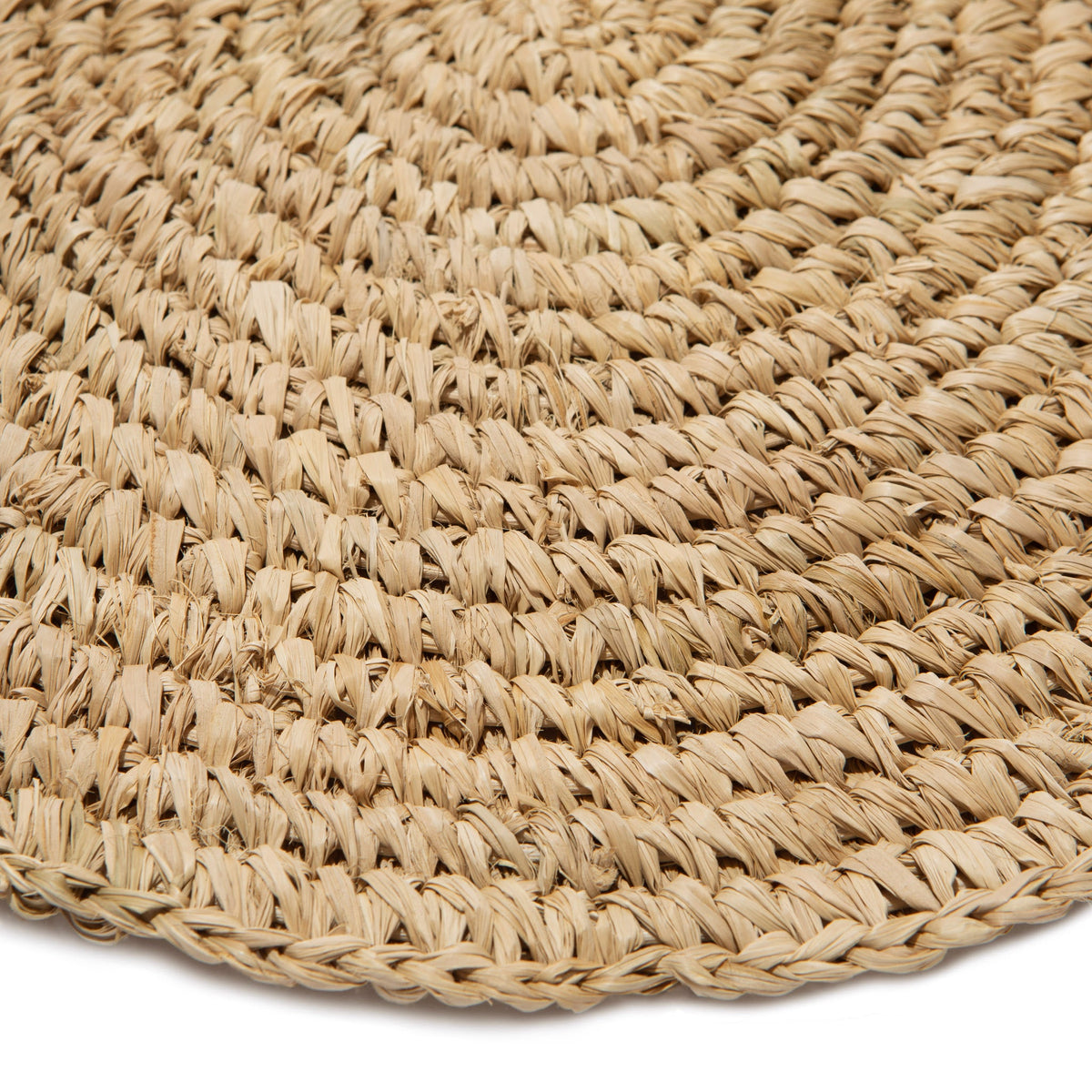 Classic Round Natural Placemat, Set of 4