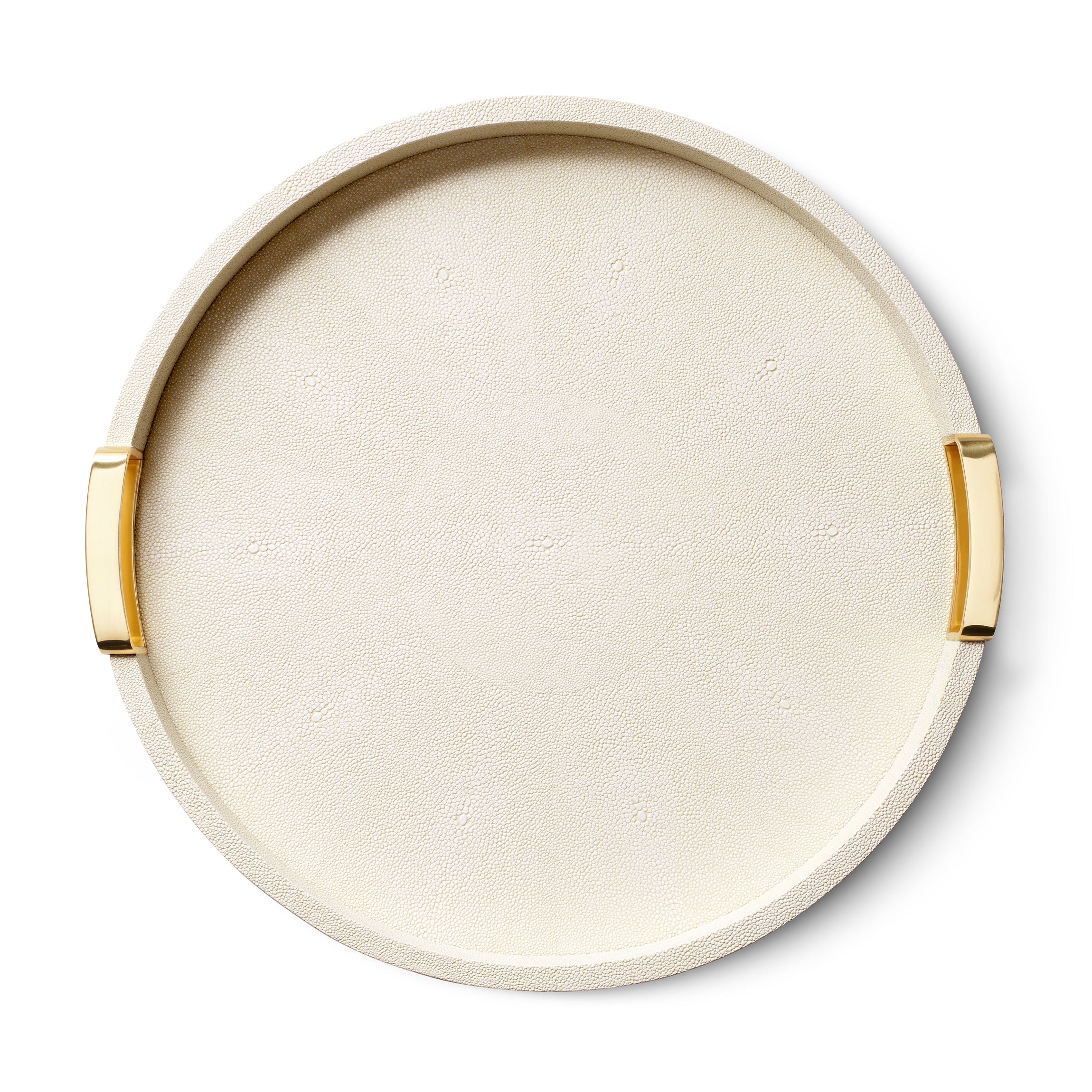 Carina Shagreen Round Tray