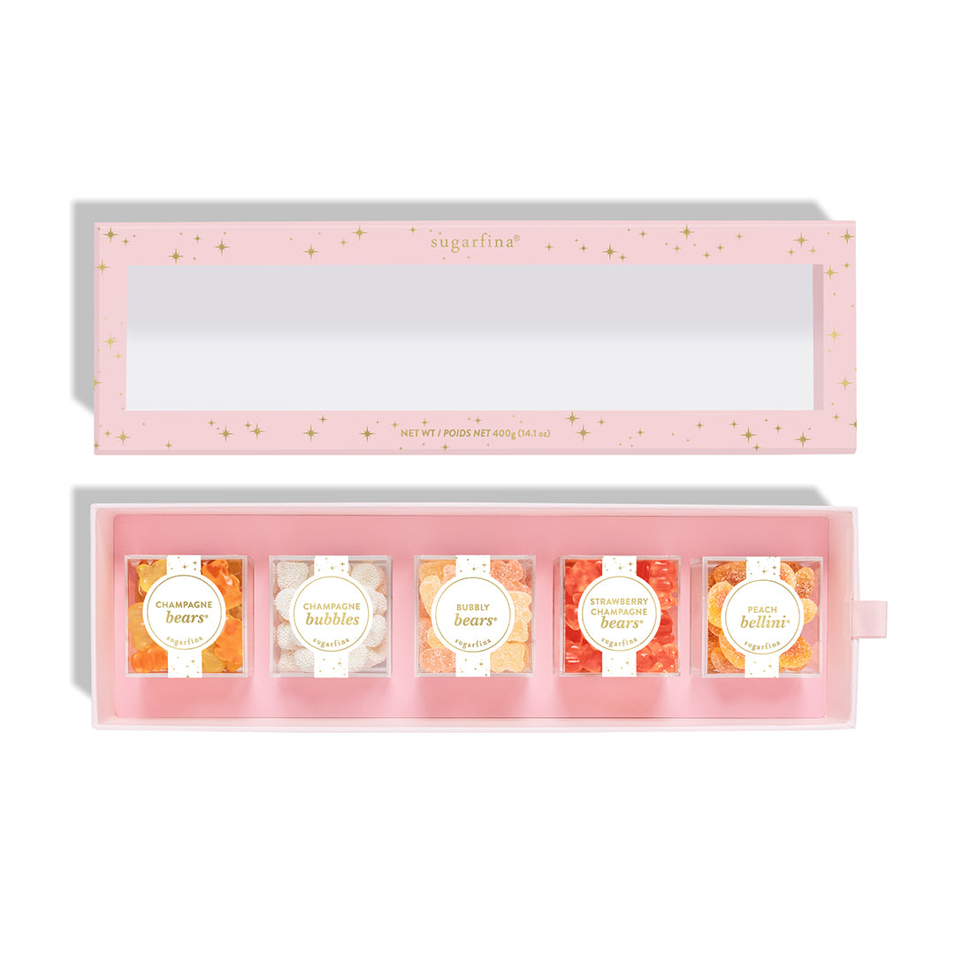 Champagne Flight 5 Piece Candy Bento Box