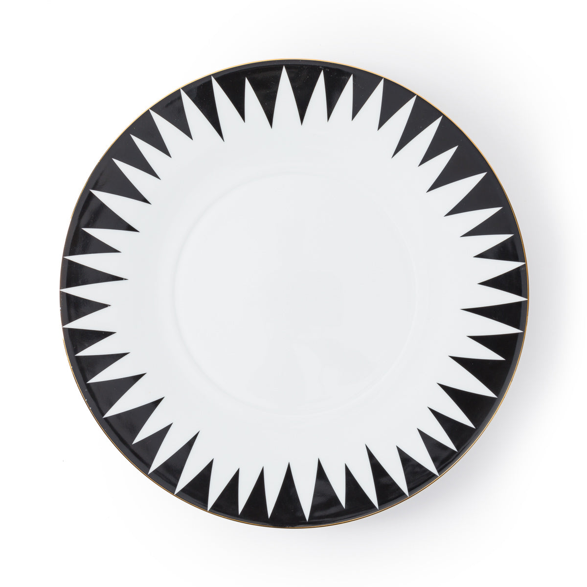 Black Punk Charger Plate