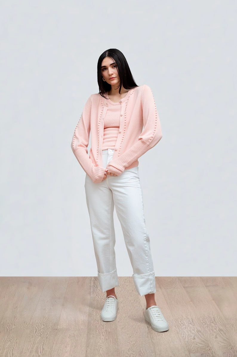 Chelsea Cardigan Pale Pink