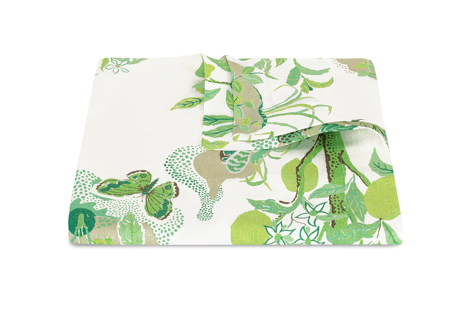 Matouk Schumacher Citrus Garden Tablecloth in Grass