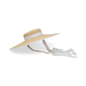 Claiborne Hat in Natural & Ivory