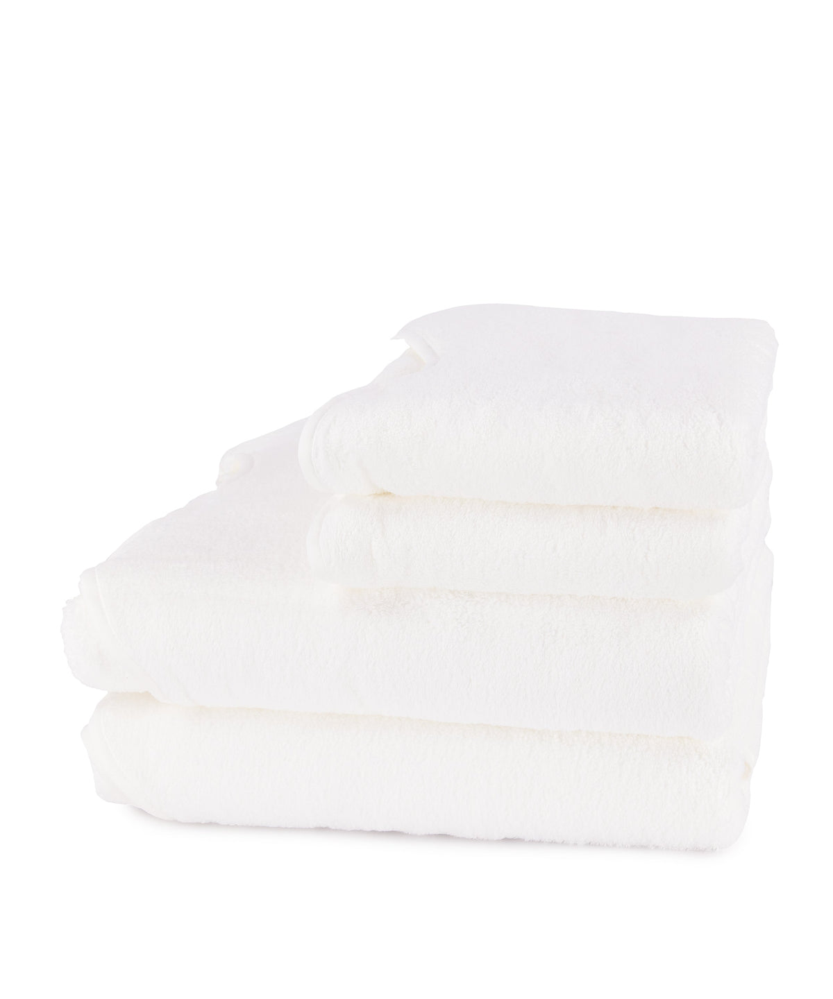 Classic Rebecca Udall, Amelia Scalloped Luxury Cotton Bath Towel Bundle, White