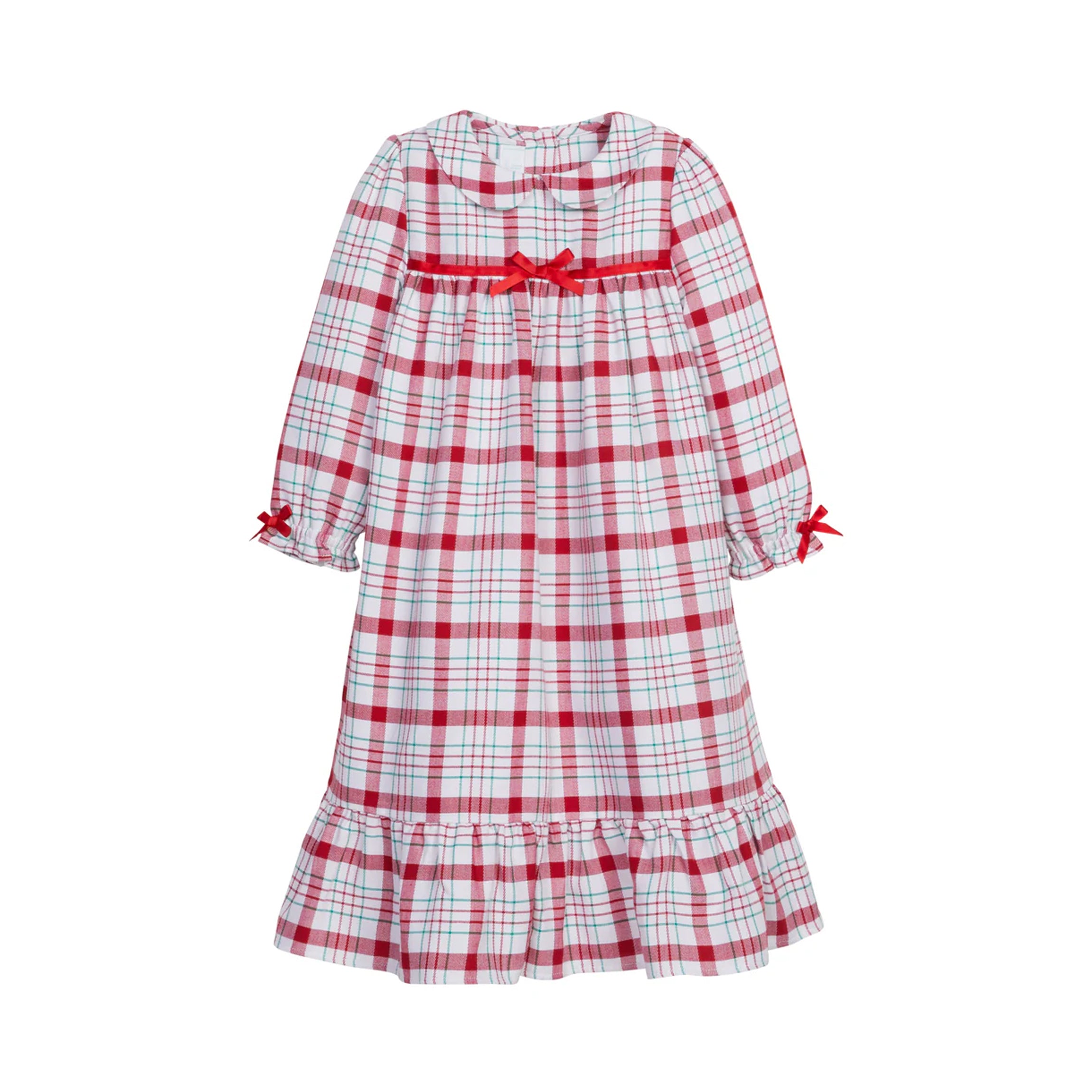 Classic Nightgown in Holiday Plaid