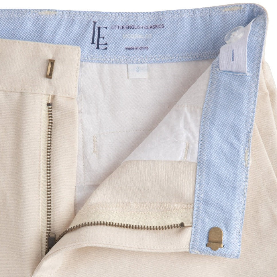 Classic Pant in White Twill