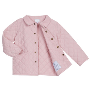 Little English classic quilted jacket for girls, traditional 