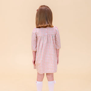 Mabel Girl Dress in Mum Gingham