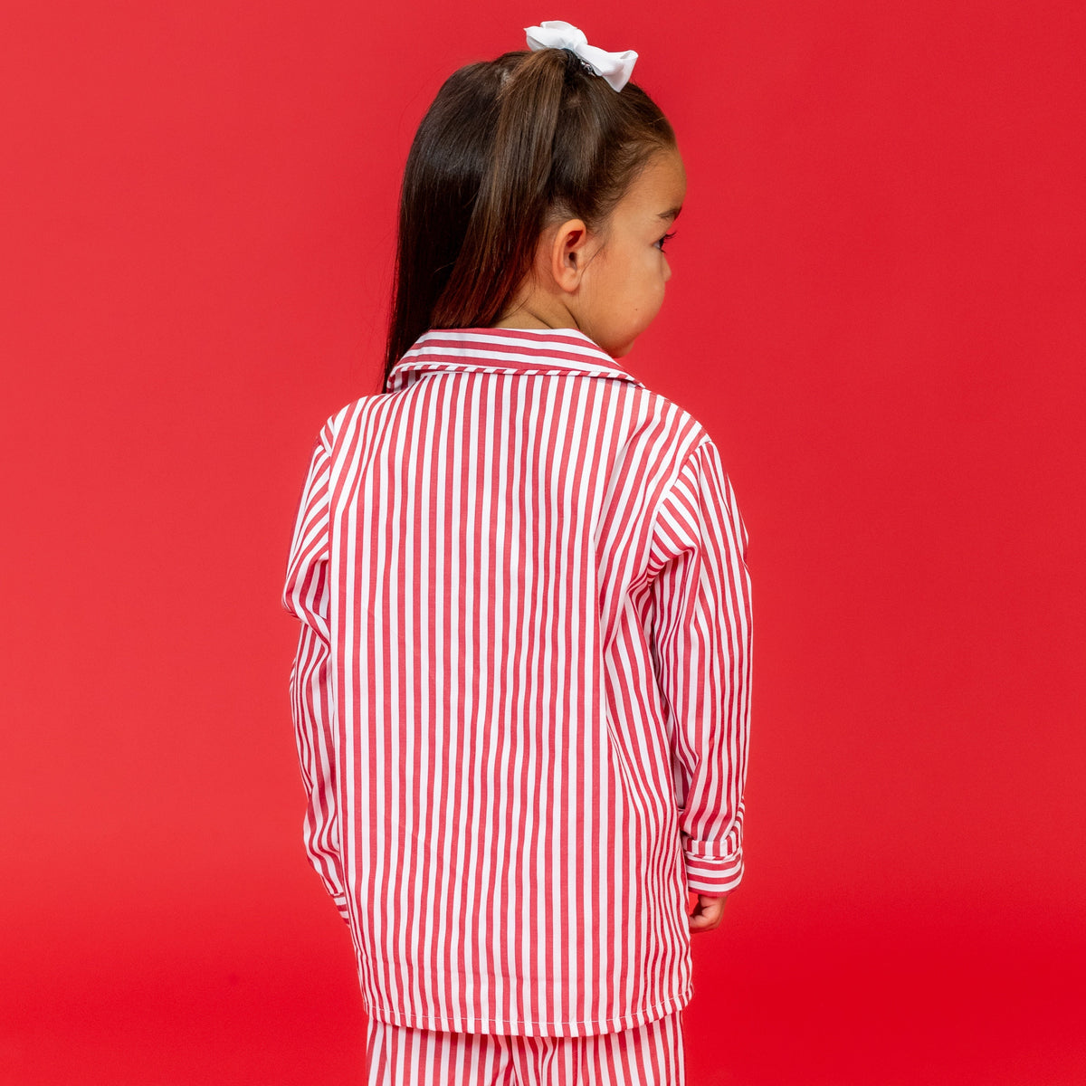 Finley Pajama Set in Candy Cane Stripe