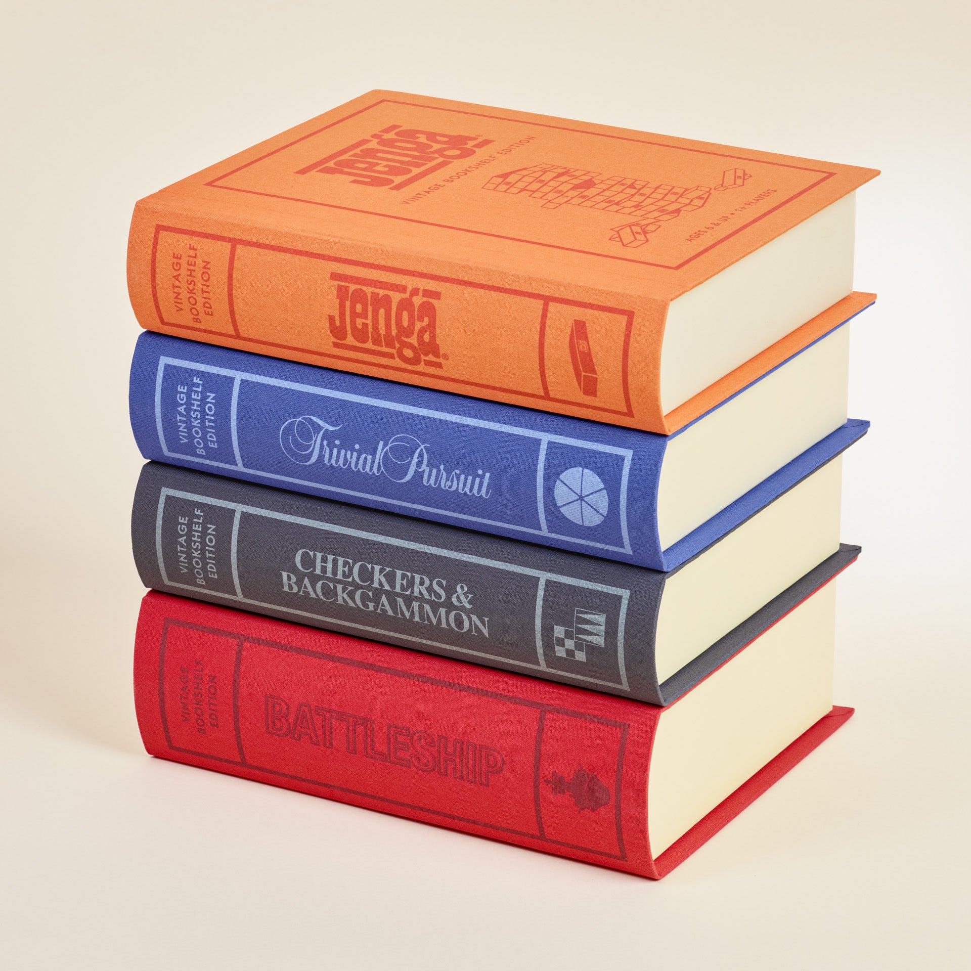 2024 Vintage Bookshelf Assortment, 4 Pack