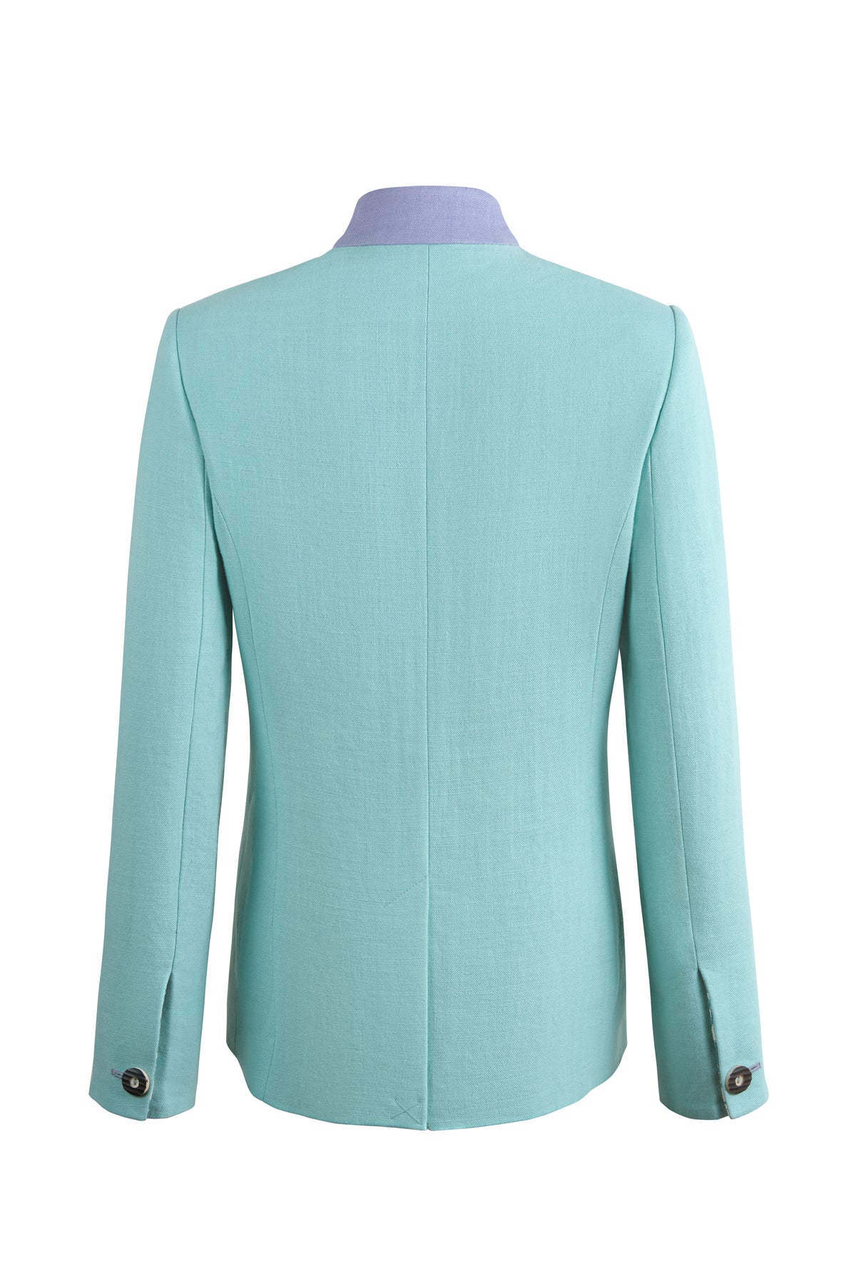 Louise Jacket in Mint Linen