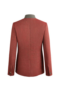 Louise Jacket in Terracotta Linen