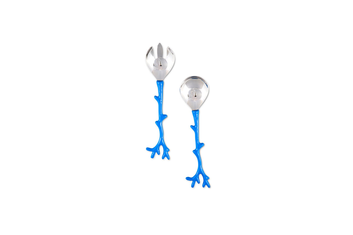 Coral Salad Servers