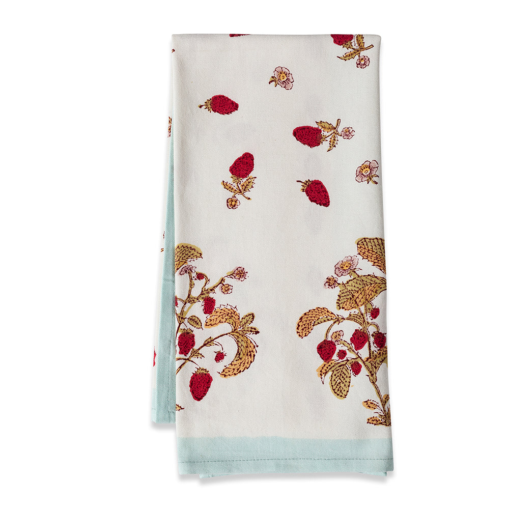 Fraises des Bois Tea Towels, Set of 3