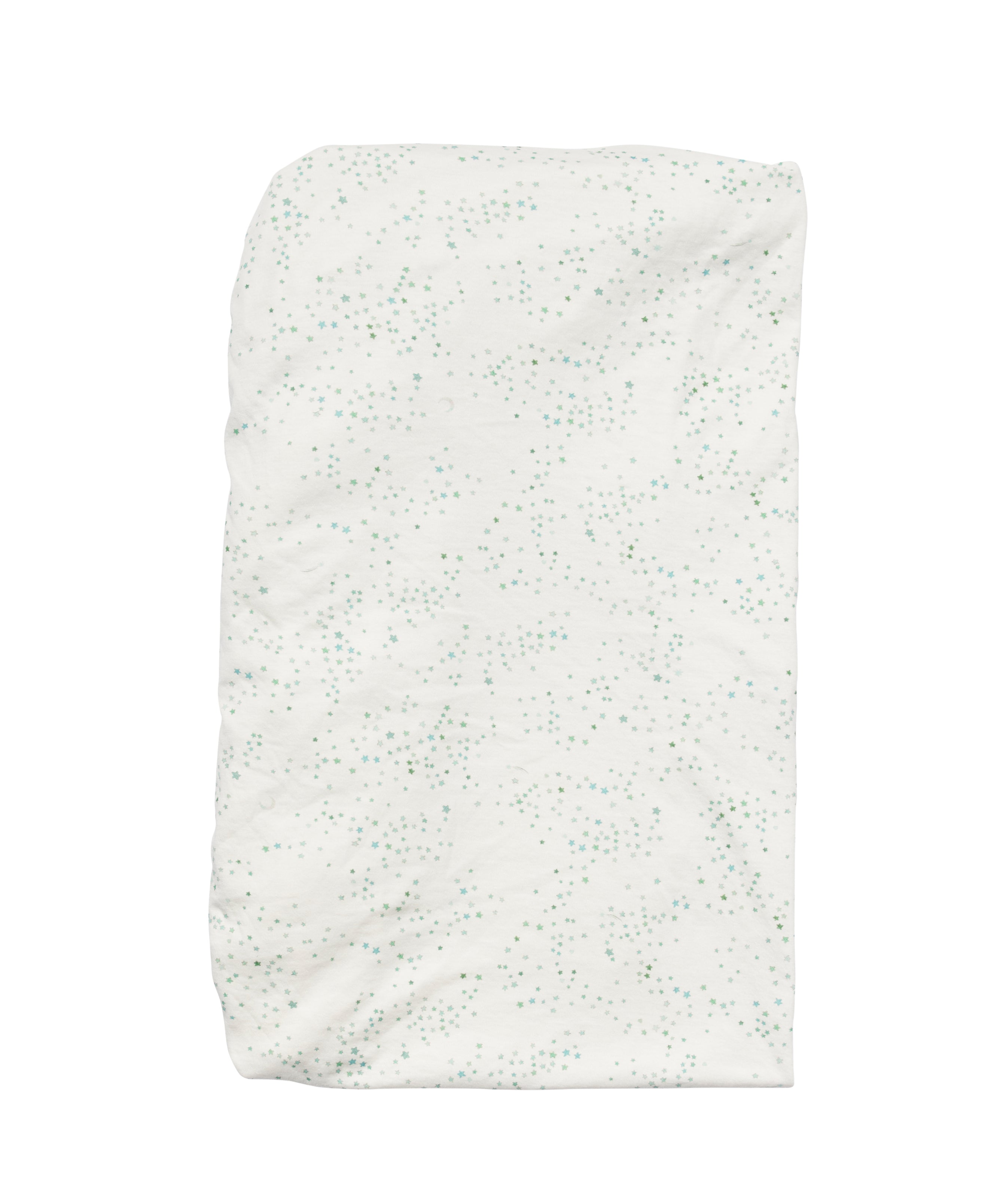 Crib Sheet in Seafoam Star