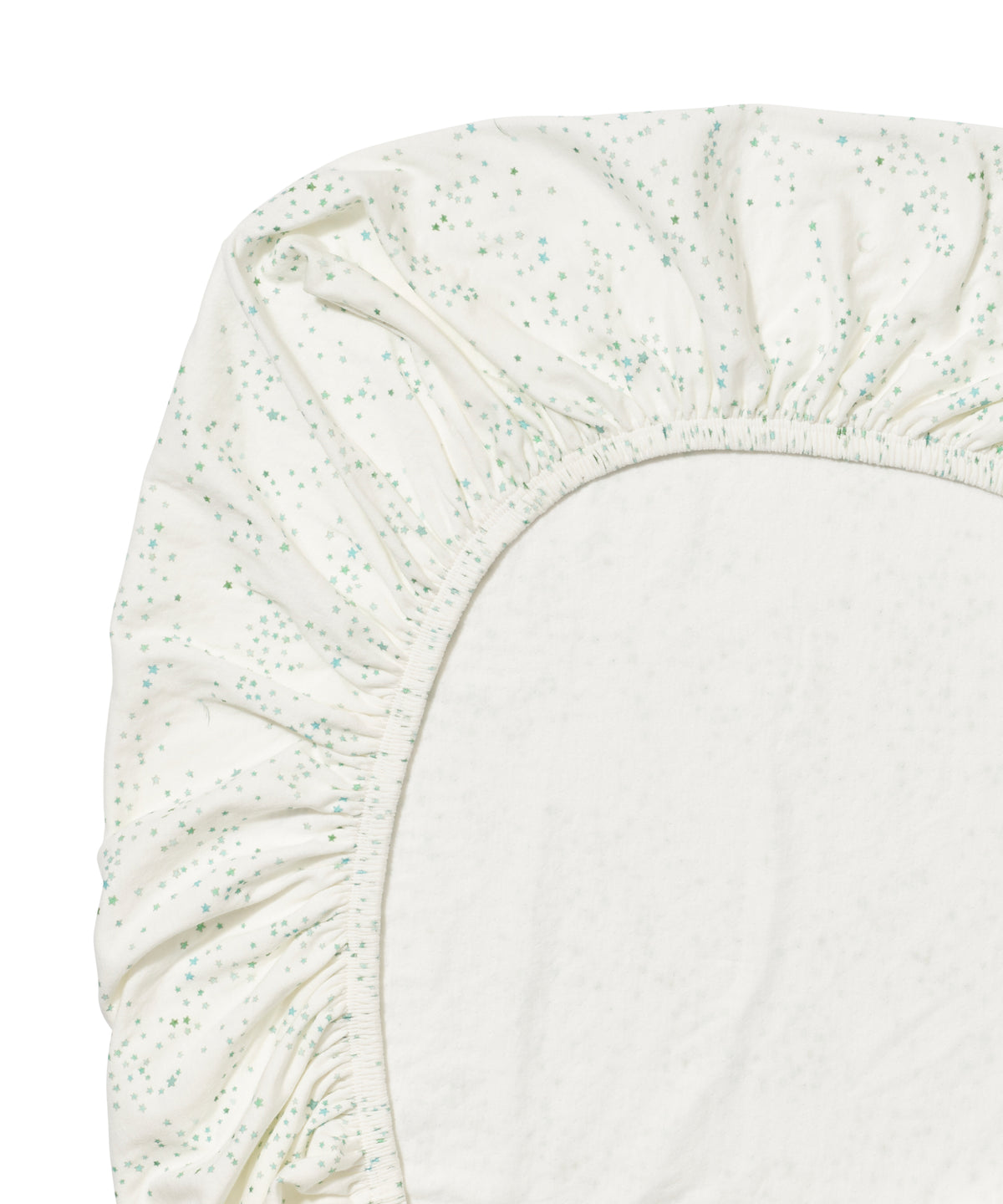 Crib Sheet in Seafoam Star