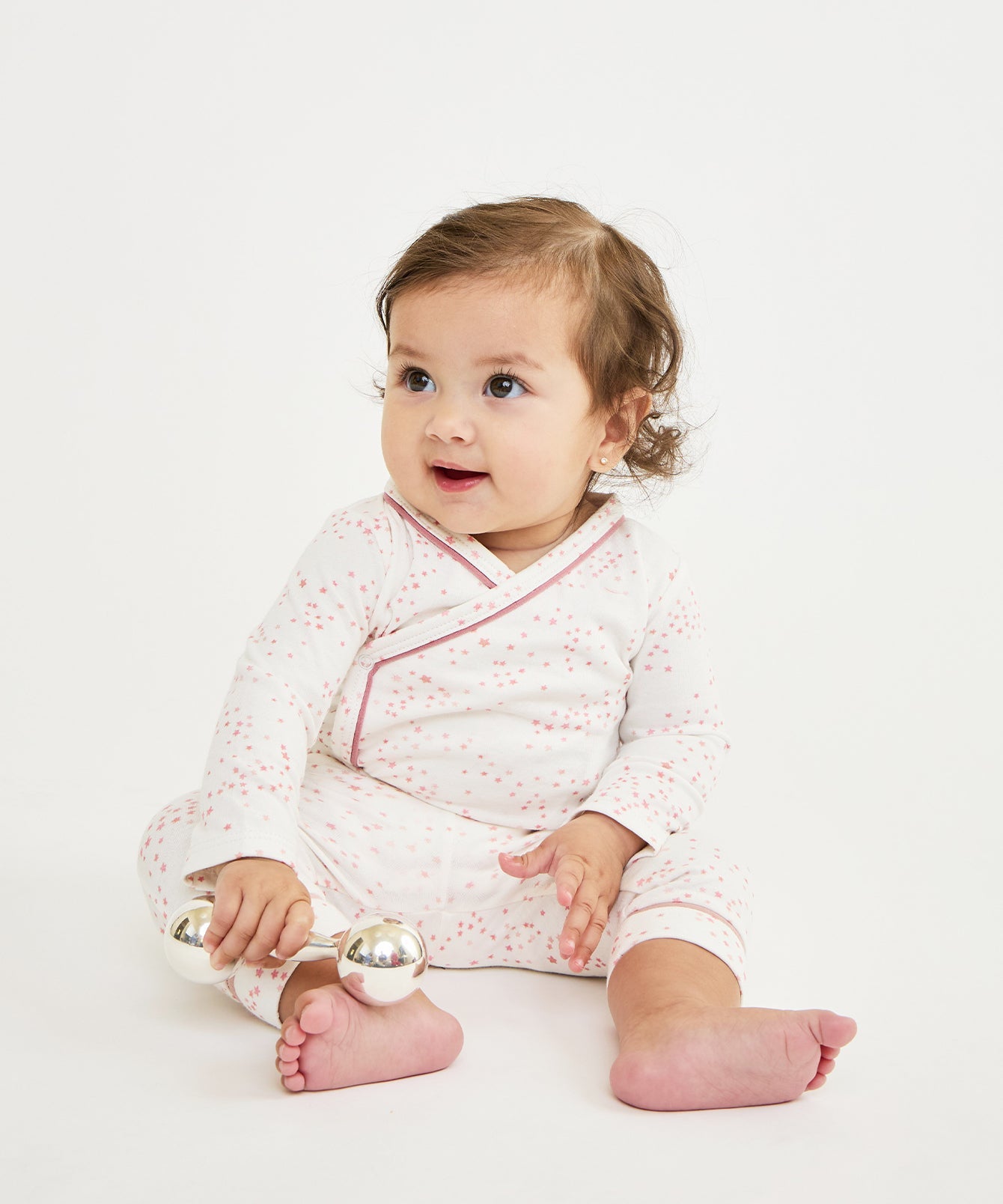 Crossbody One-piece in Rose Star