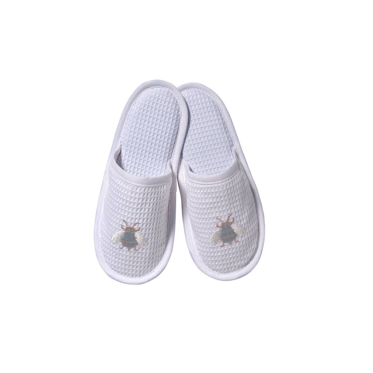 Slippers White Waffle