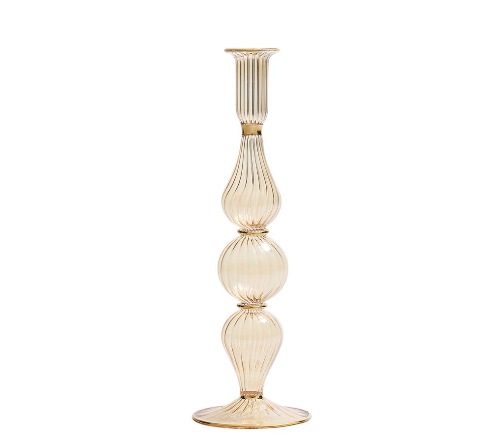 Kim Seybert, Inc.Ripple Candle Holder in ChampagneHome Decor