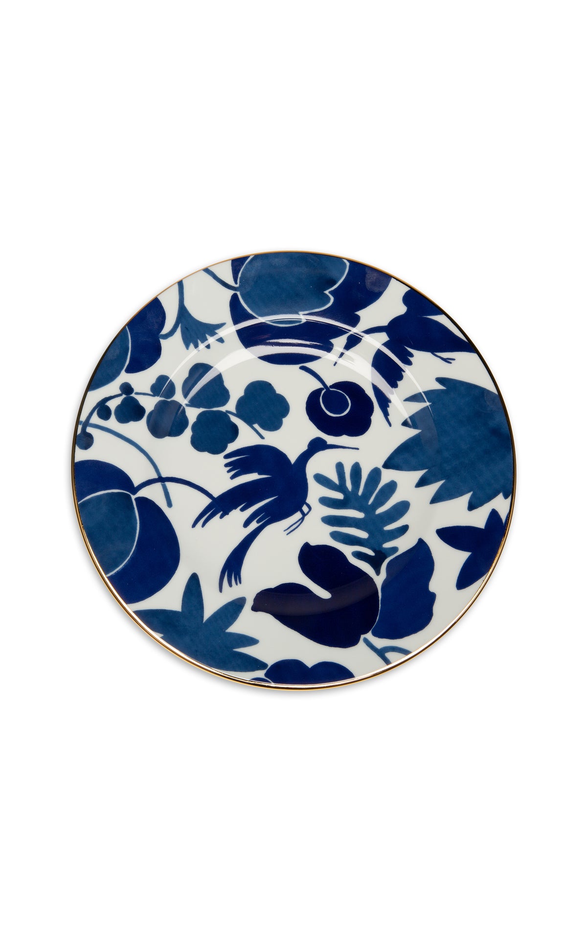 Dinner Plates in Wildbird Blu Blue, Set of 2