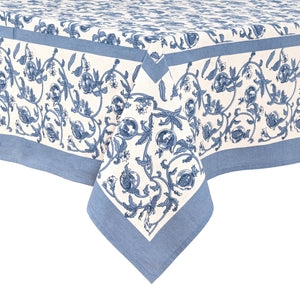 French Tablecloth Granada Cornflower Blue