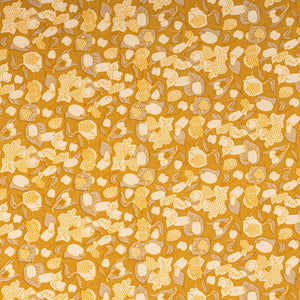 French Tablecloth Forest Harvest Grey & Mustard