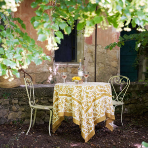 French Tablecloth Granada Mustard