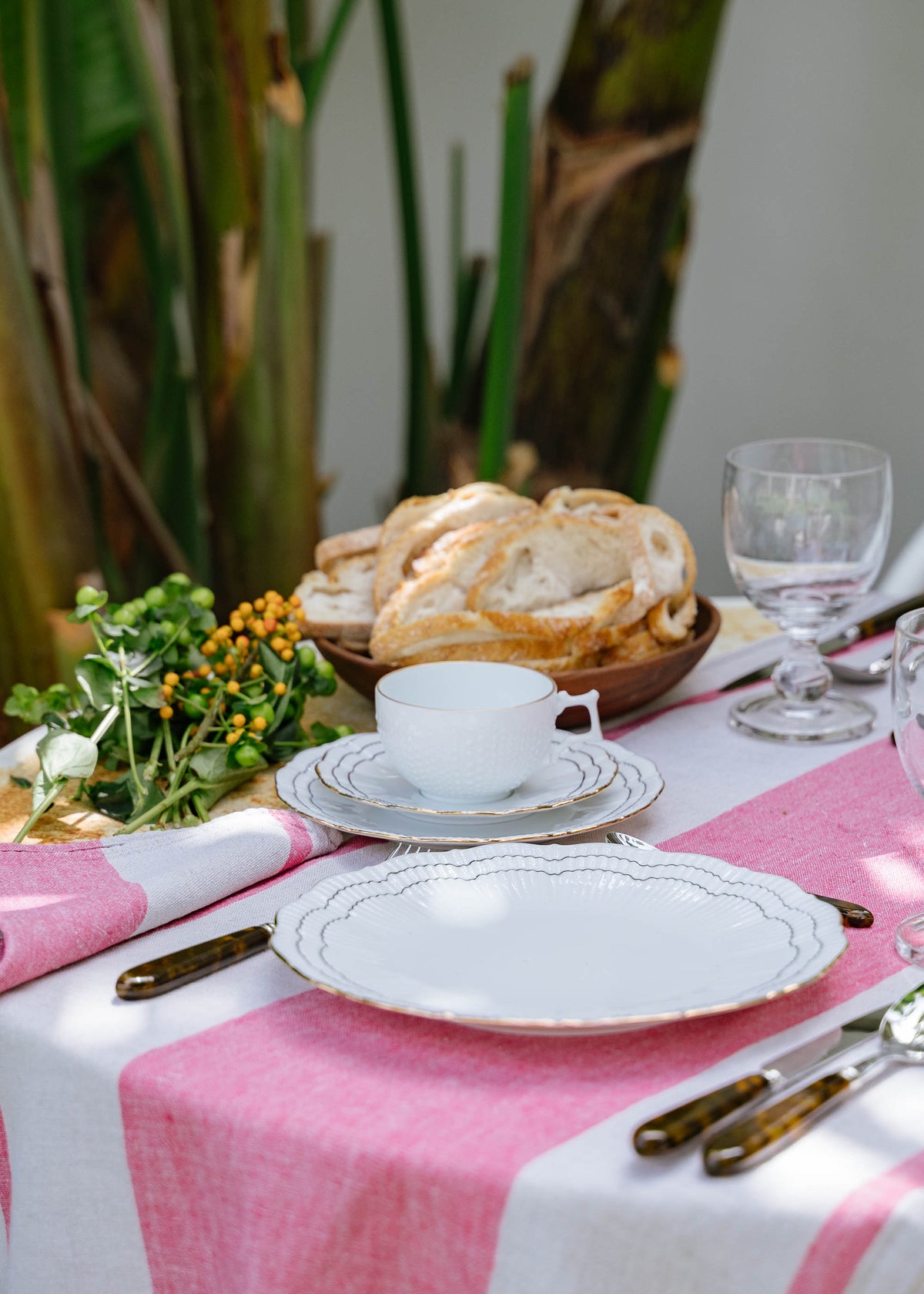 Coral Bread Plate