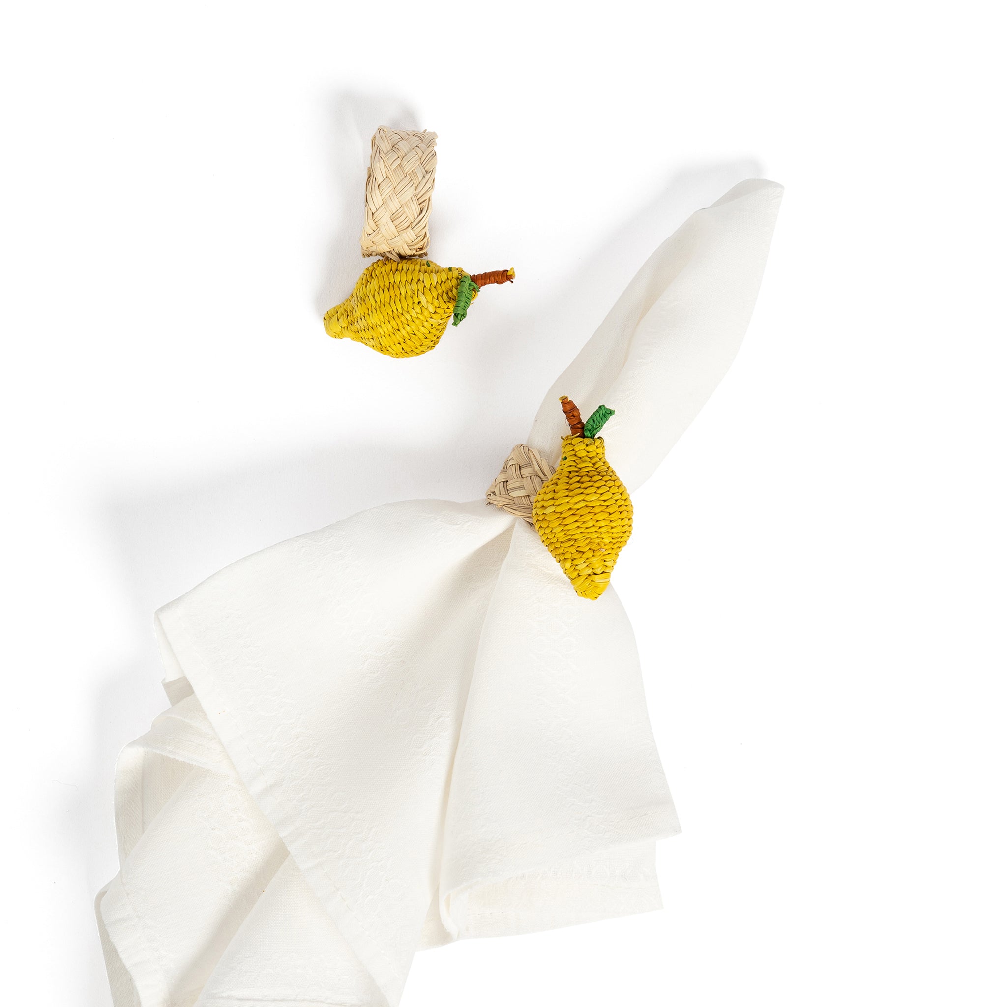 Napkin Rings Lemon, Set Of 4