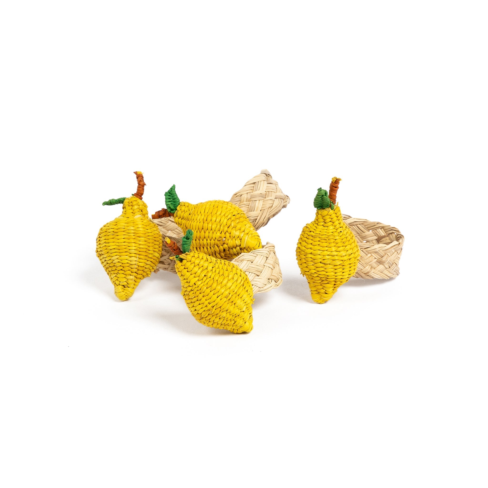 Napkin Rings Lemon, Set Of 4