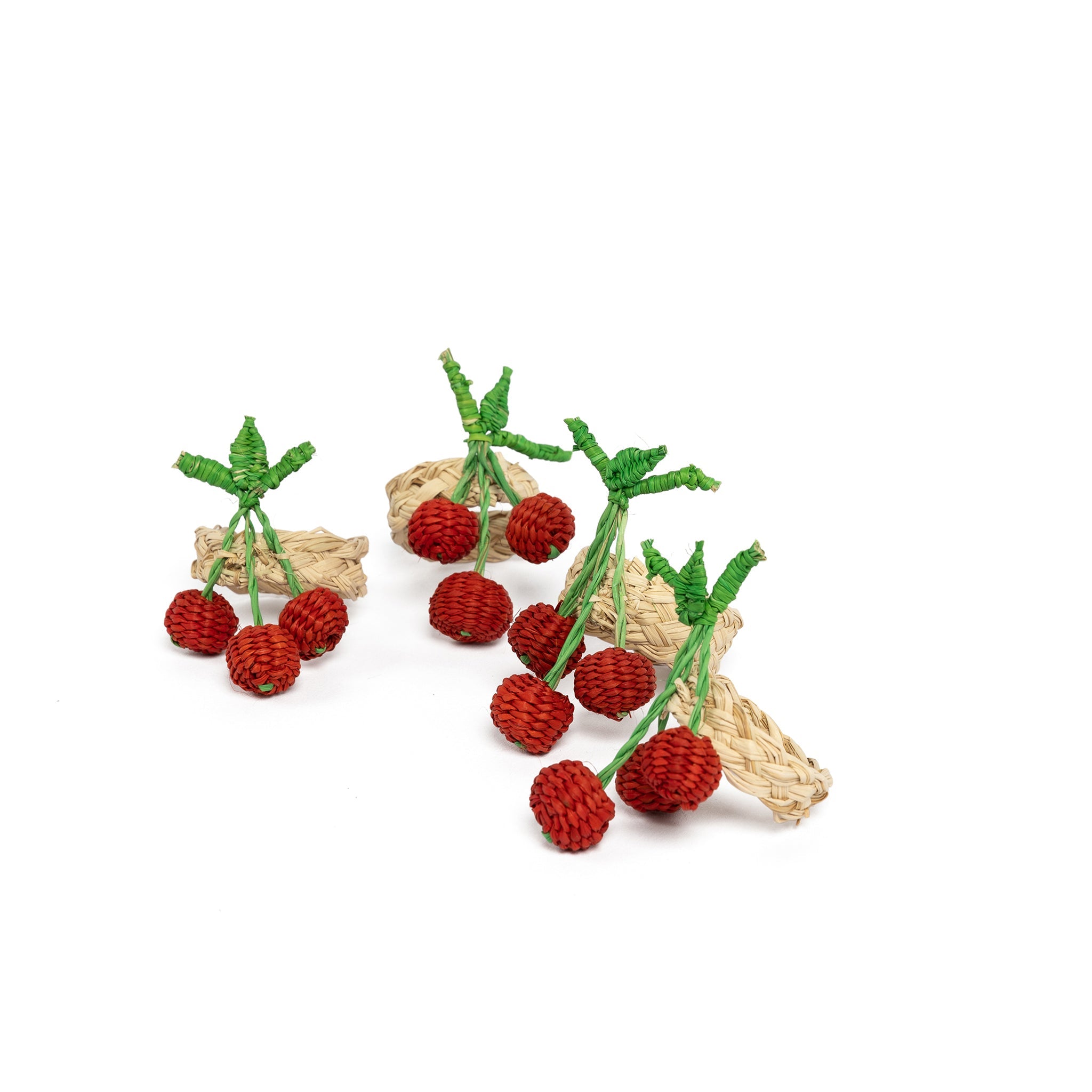 Napkin Rings Cherry, Set Of 4