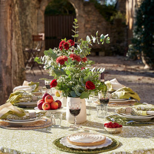 French Tablecloth Meadows Vert