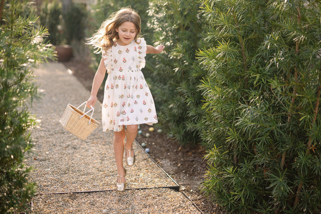 OTM Exclusive: Girls Marceline Dress in Wildflower Floral