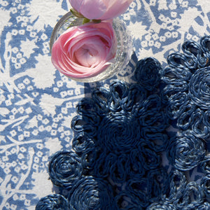 French Tablecloth Meadows Bleu