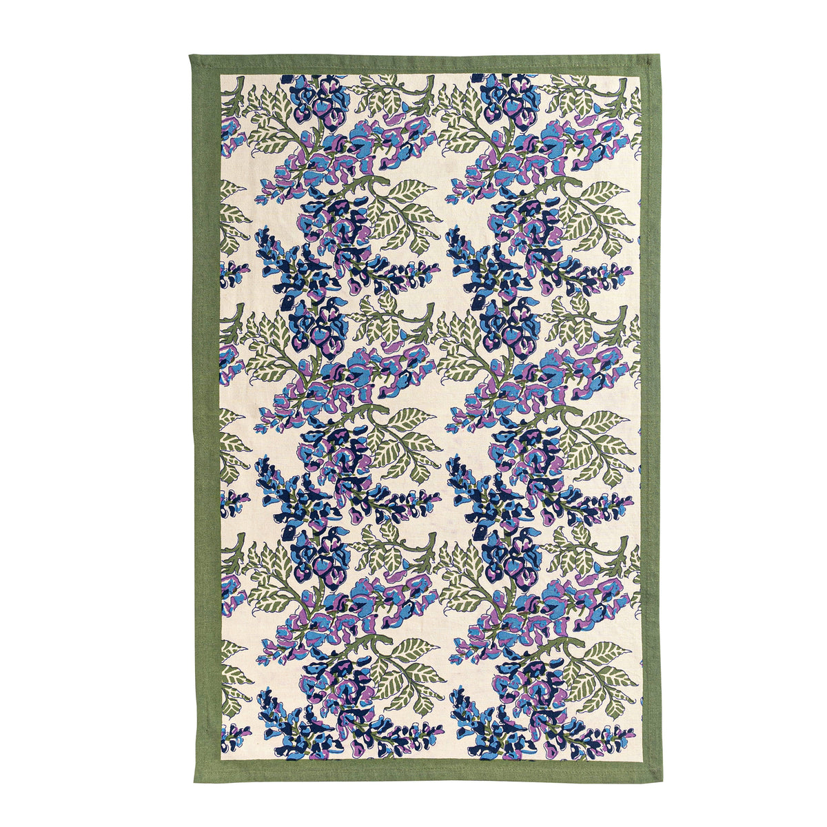 Wisteria Green & Blue Tea Towels, Set of 3