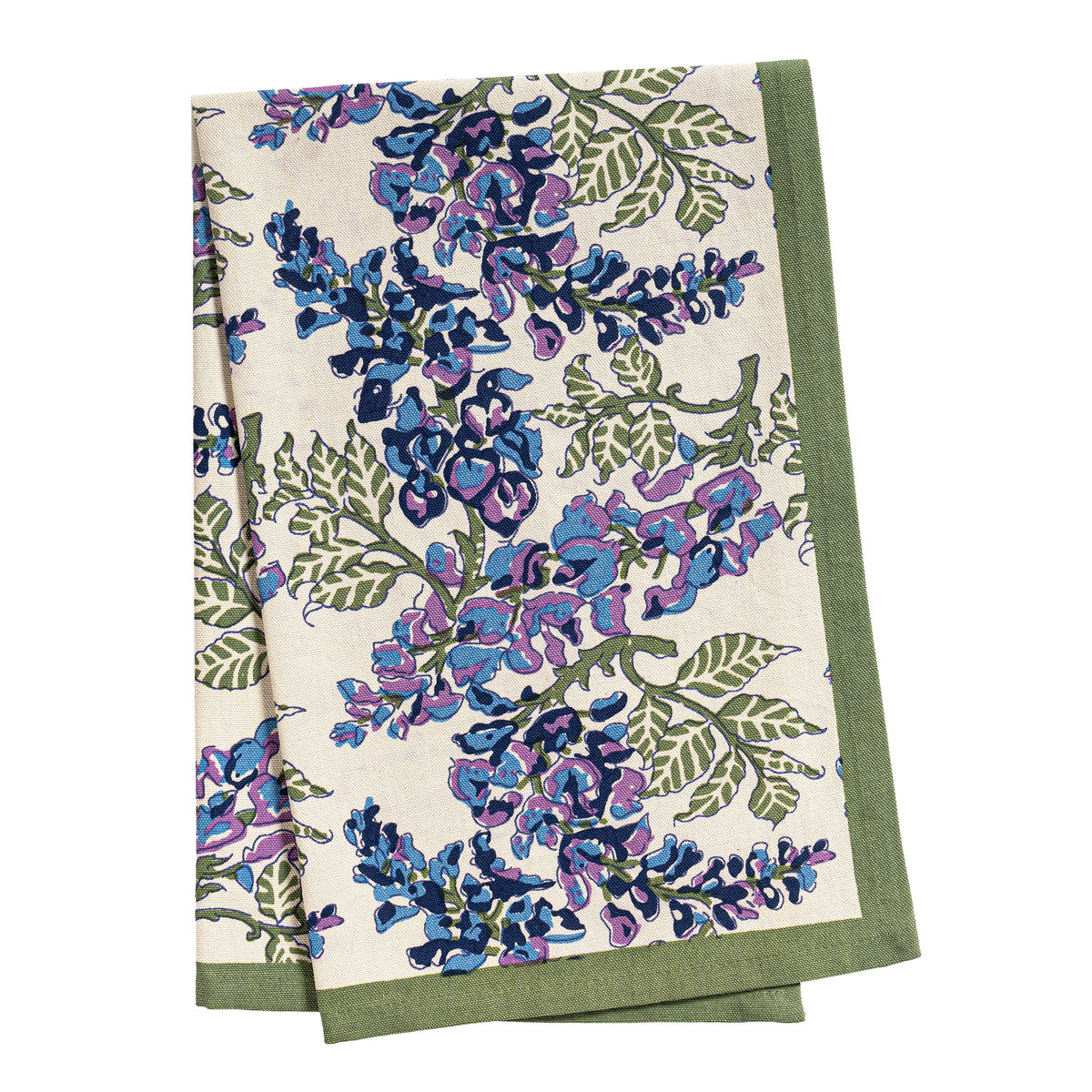 Wisteria Green & Blue Tea Towels, Set of 3