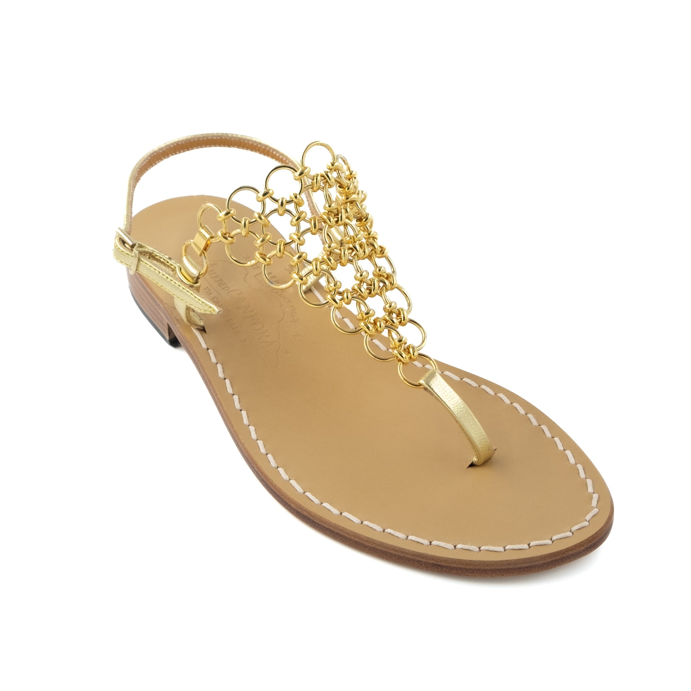 K Leather Thong Sandal