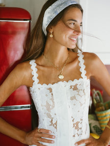 Honeymoon Top in White